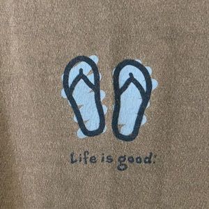 Flip-flops Life is Good t-shirt